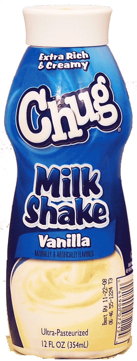 Chug&nbsp;&nbsp;vanilla milk shake Full-Size Picture